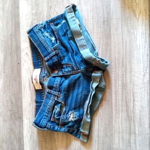 Hollister jean shorts
